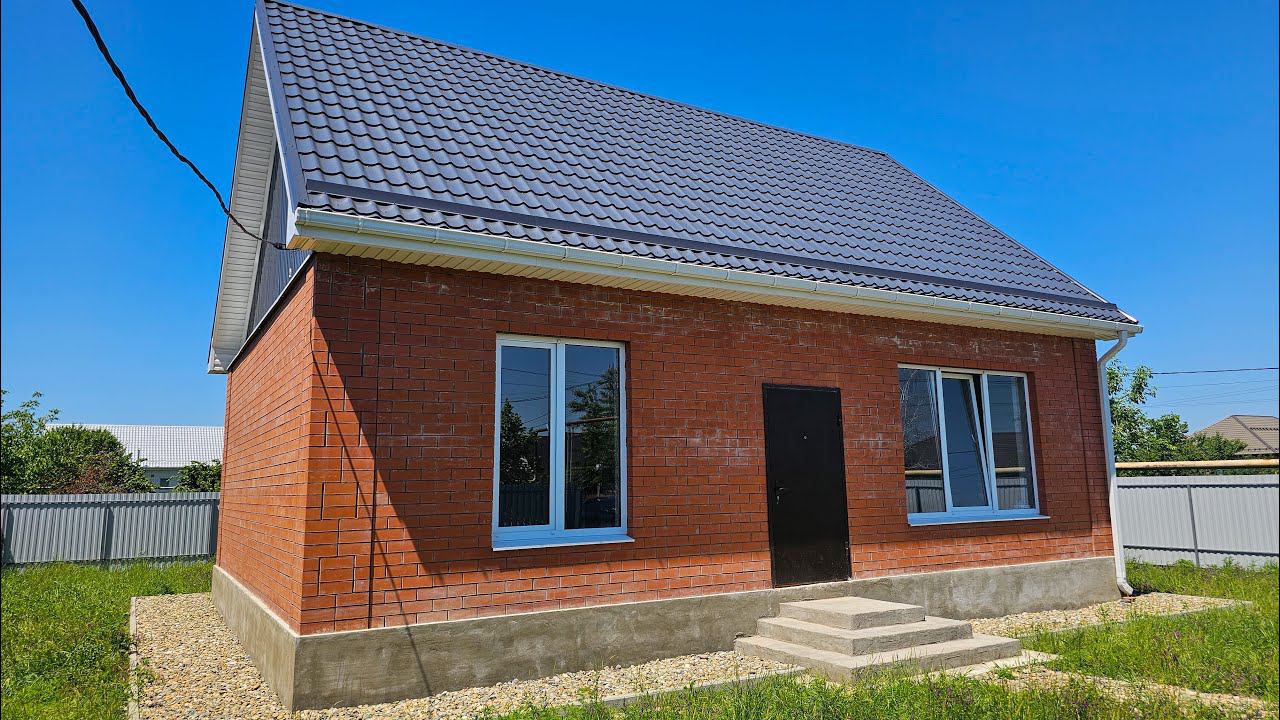 Новый дом на юге не далеко от Краснодара | Посёлок городского типа Ильский смотреть онлайн