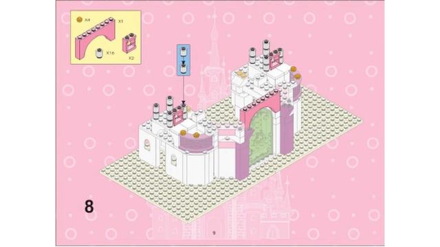 sluban M38-B0153 Building Instructions, DREAM PALACE , Manual free download смотреть онлайн