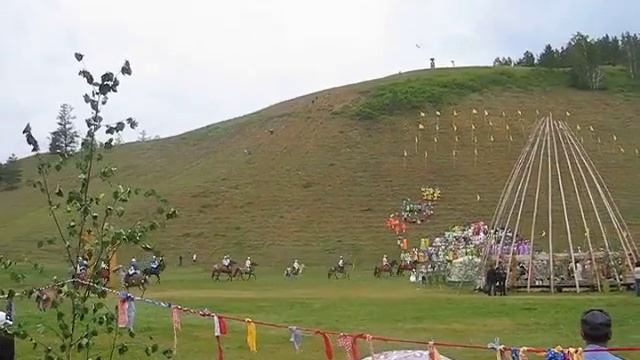 Ысыах Орто Дойду 2005. Хангаласские всадники! смотреть онлайн
