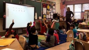 Урок в школе в Америке. Начальная школа в Америке.