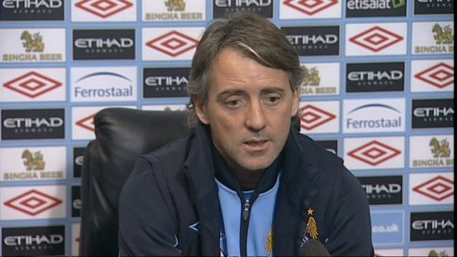 Roberto Mancini on Wayne Bridge's situation смотреть онлайн