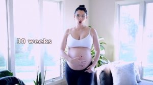 PREGNANCY BELLY TRANSFORMATION | Week By Week Progress