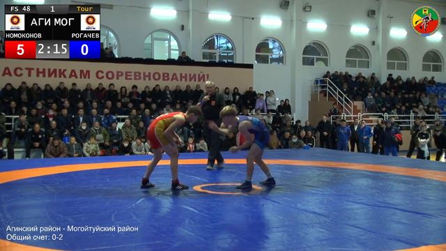 (Юноши). 48 кг. Номоконов Станислав - Рогачев Артём смотреть онлайн