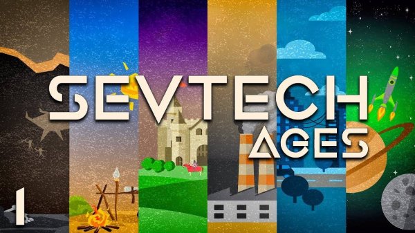 Sevtech Ages of the sky #2 Пытаемся выжить