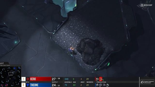 LAN WAR X - StarCraft II - Kero v. TheOne [2] смотреть онлайн