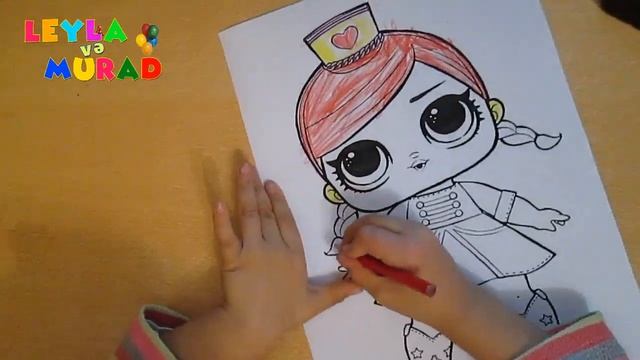 LOL Sürpriz Bebek Özün Rənglə - Раскраски - Coloring (LOL Baby - ЛОЛ) смотреть онлайн