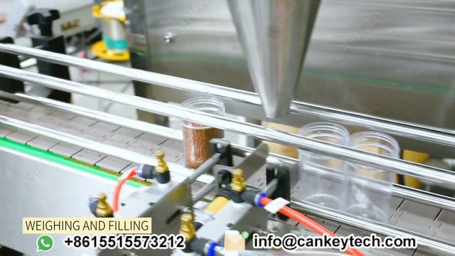 Full Automatic Sea Salt Filling Machine (capping and labeling) смотреть онлайн