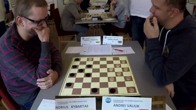 Valiuk - Kybartas. European Draughts-64 Championship 2021 смотреть онлайн