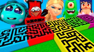 МЕГА ЛАБИРИНТЫ ГОЛОВОЛОМКА 2 ЧАРЛЬЗ ПЛАНКТОН АФМАУ ХЛОЯ ЛЕДИ БАГ В МАЙНКРАФТ