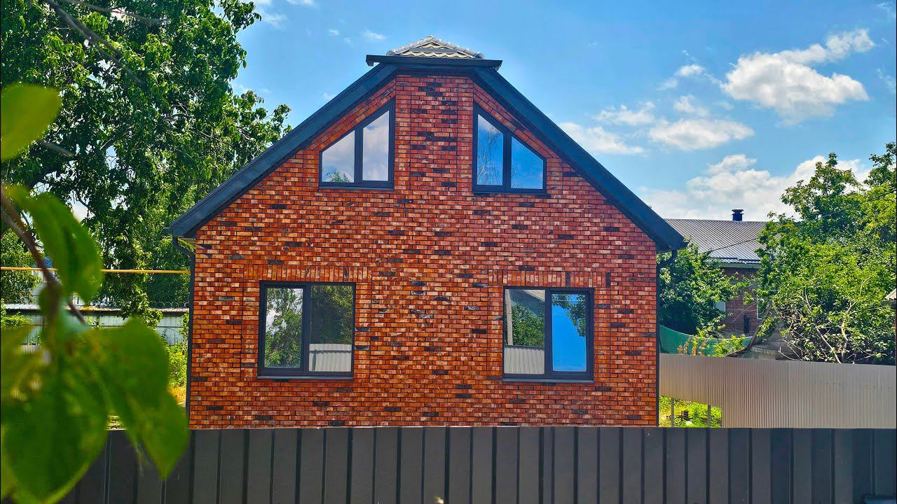 Новый дом с большим участком под сельскую и семейную ипотеку | Станица Северская смотреть онлайн