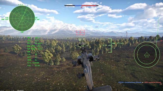 American Top Tier Gameplay M1A2 Abrams, AH-64D Apache & ADATS || War Thunder смотреть онлайн