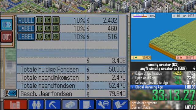 SimCity Creator (DS) any% in 1:05:21 смотреть онлайн