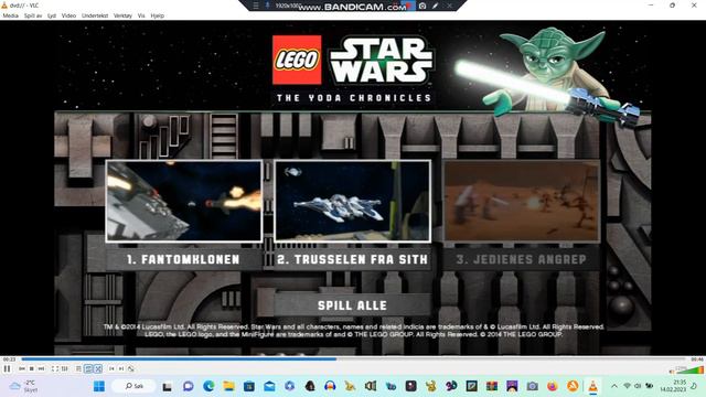 Lego Star Wars: The Yoda Chronicles DVD Menu (Norsk) (2014) смотреть онлайн