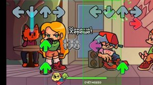 Sun/ Friday night funkin мод, фанатка Пико против Пико и Бойфренда