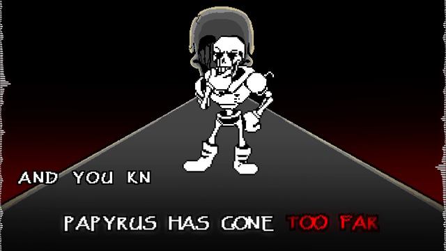 [Undertale]: Papyrus Has Gone Too Far | Animated SoundTrack смотреть онлайн