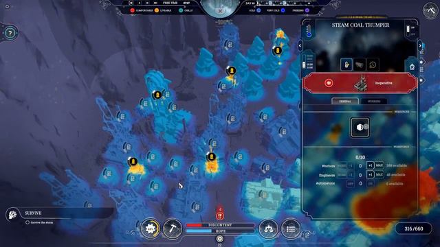 Temperature drop drastically in the Winter Storm-Frostpunk 2018 смотреть онлайн