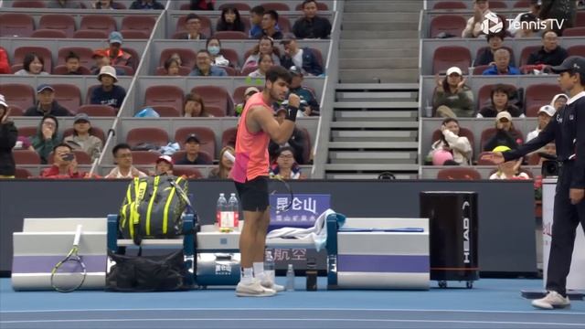 Карлос Алькарас VS Карен Хачанов: | Highlights  | Пекин 2024