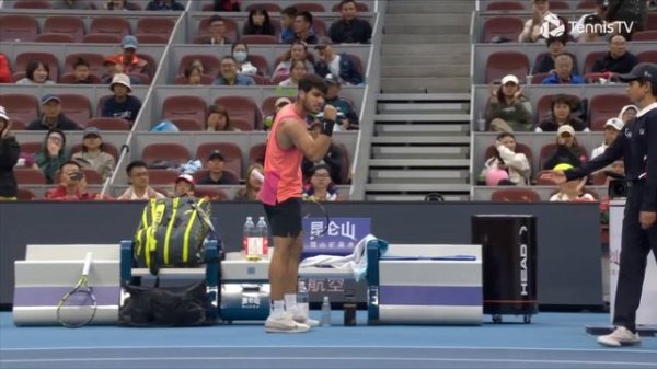 Карлос Алькарас VS Карен Хачанов: | Highlights  | Пекин 2024