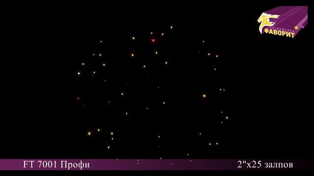 Батарея Салютов "Профи" FT7001 смотреть онлайн