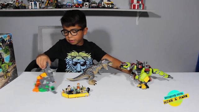 Lego T. Rex vs Dino Mech Battle #75938 смотреть онлайн