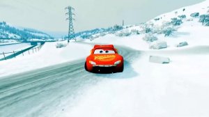Lightning McQueen Escapes From McQueen Mutant Monster | Beamng Drive