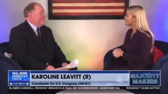Karoline Leavitt Joins John Solomon To Discuss Her Campaign For New Hampshire's 1st District
