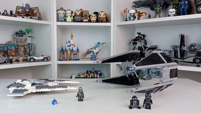 Lego Star Wars 75348 Mandalorian Fang Fighter vs TIE Interceptor review! смотреть онлайн
