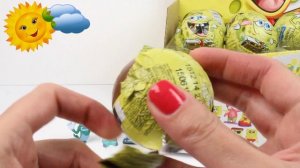 Губка боб квадратные штаны распаковка шоколадных шаров #1