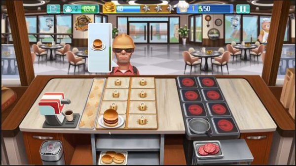 Crazy Cooking Star Chef - Burger Shop - Stage 1 - 2
