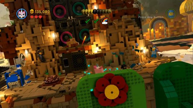 The LEGO Movie Videogame Walkthrough Part 10 - Escape From Cloud Cuckoo Land смотреть онлайн