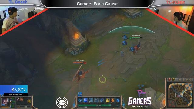 Fenix vs Peter - 1vs1 Yasuo - Gamers with a Cause - League of Legends смотреть онлайн