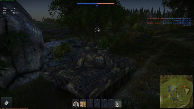 WAR THUNDER Охотник Panther D и PanzerDivision-Jagers быстрая ночная охота в X-Crypt на X-Infecteds смотреть онлайн