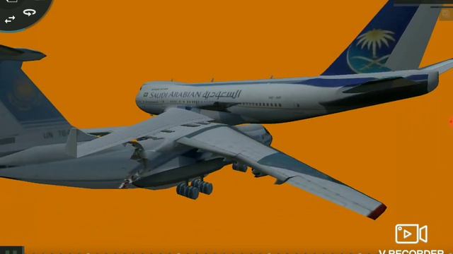 Kazakhstan Airlines Flight 1907 Saudia Flight 763  Animation