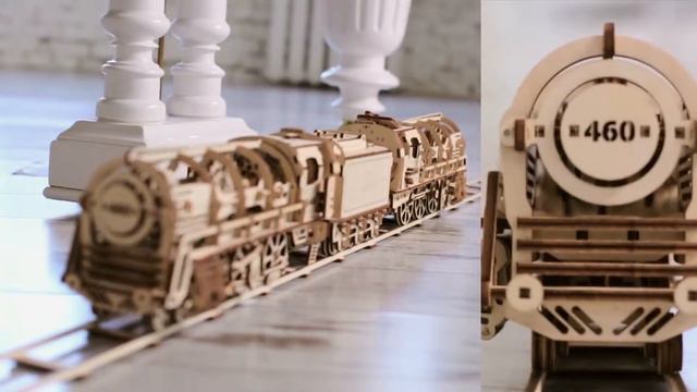 UGears - Rails with Crossing & Platform смотреть онлайн