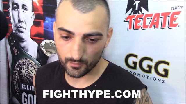 VANES MARTIROSYAN REVEALS GOLOVKIN IS WIFE'S FAVORITE FIGHTER; VOWS TO "KICK HIS ASS" FOR IT смотреть онлайн