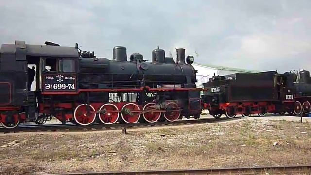 Паровозы перед парадом ж/д техники смотреть онлайн