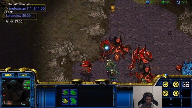[19.02.2021] FPVOD Bonyth Vs LegaulT PvZ Starcraft Remastered 2021