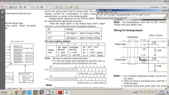 CX Programmer Analog Input and Output Card Programming смотреть онлайн
