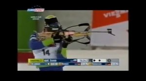 биатлон кубок мира 2009-2010 9 этап Ханты-Мансийск спринт мужчины