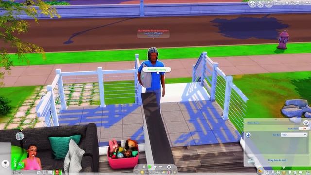 WOW!! THERE'S NEW DELIVERY OPTIONS IN THE SIMS 4!! 🚗🍔 смотреть онлайн