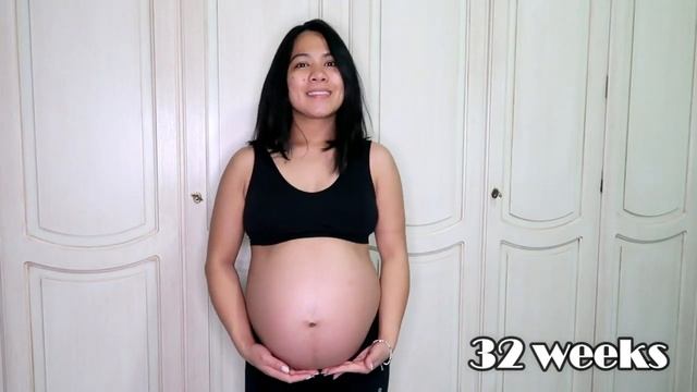 PREGNANCY TRANSFORMATION | WEEK BY WEEK BUMP PROGRESS