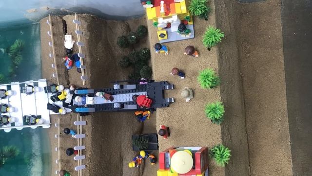 Dam Breach Experiment - Double Dam and Bridge Collapse Flooding LEGO City смотреть онлайн