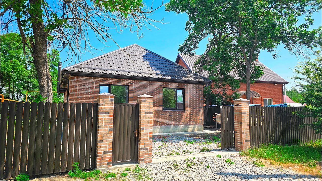 Новый современный дом на классном участке недалеко от Краснодара | Станица Северская смотреть онлайн