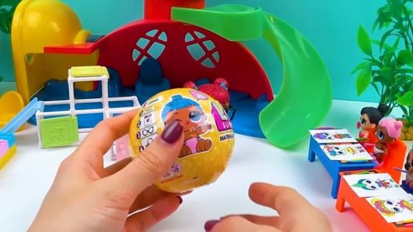 LOL DOLLS 3 MARKER CHALLENGE | Boys VS Girls Cartoon LOL Surprise Toys for KIDS