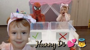 ✨Вредно или Полезно? 🤔 Развивающее видео для детей. Детский канал Hunny Di💕