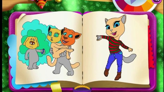 Tom And Angela Coloring Book  Раскраска