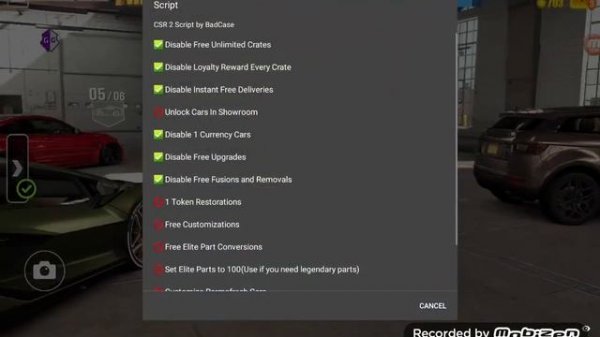 CSR 2 VIP Game Guardian Script by BadCase