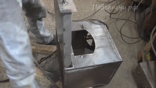 Мангал модели "Андрей" коптильня барбекю казан мангал смотреть онлайн