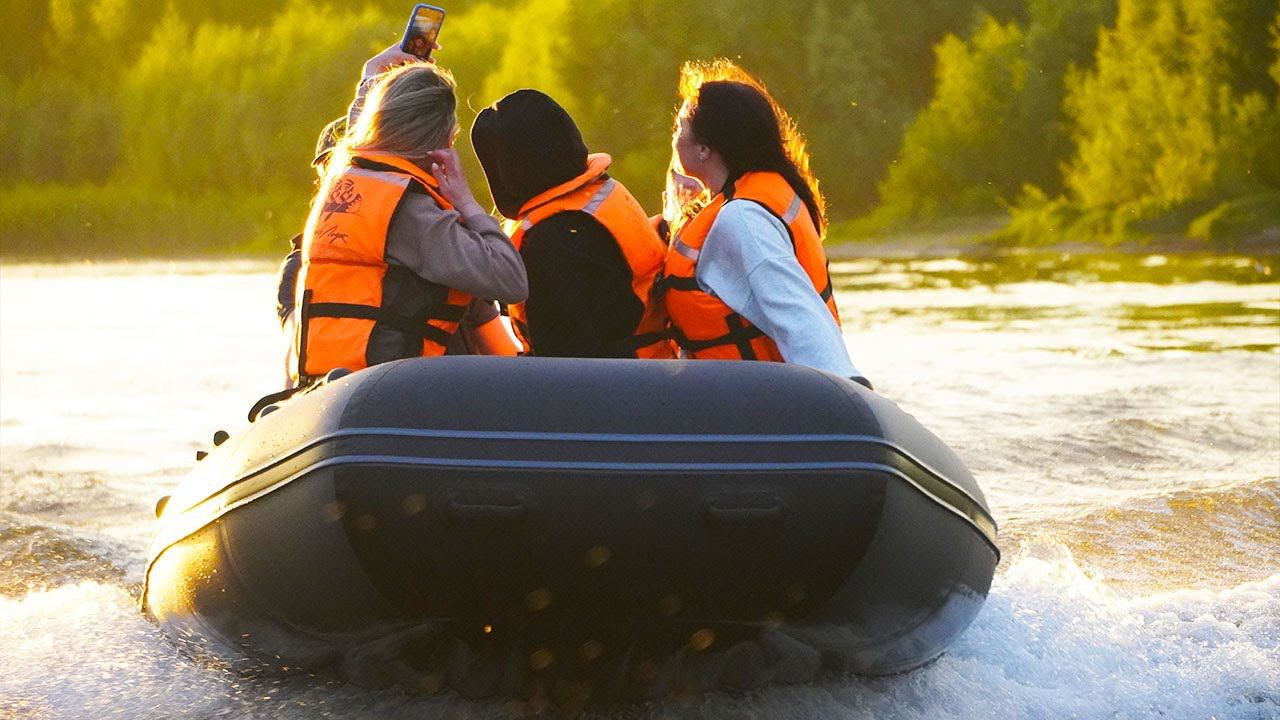 Открываем сезон выездов на лодках большой компанией. смотреть онлайн