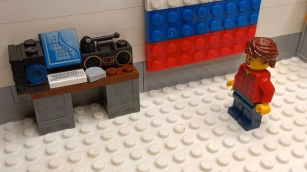 Китай VS Россия | Лего Анимация (12FPS) |